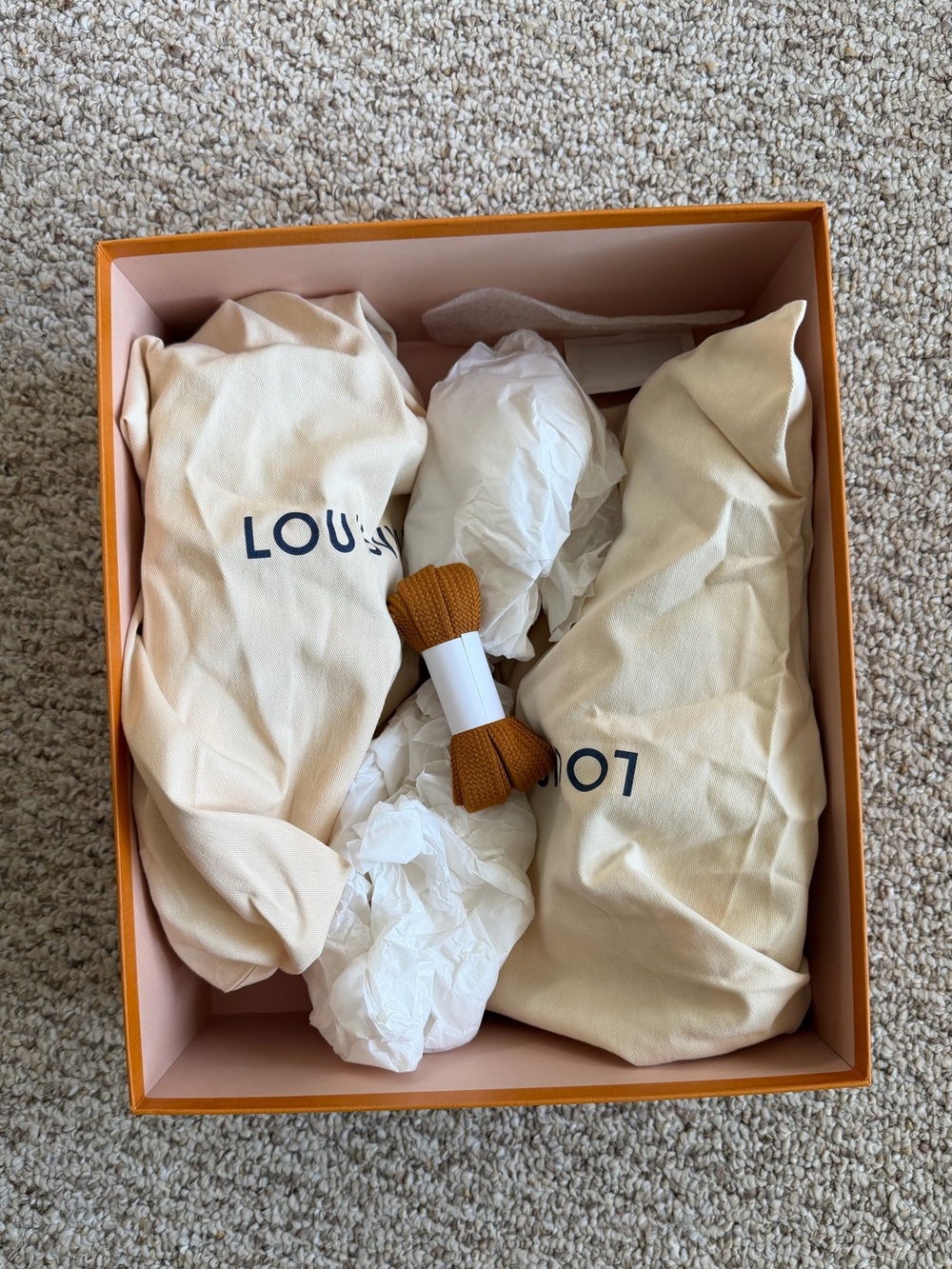 Louis Vuitton Tilted Sneakers color Cognac Brown size LV 7.5 US 8.5 - Picture 14 of 16